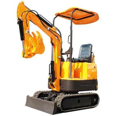 Ce Certificated Farm Use 0.8ton Mini Crawler Excavator with Gripper