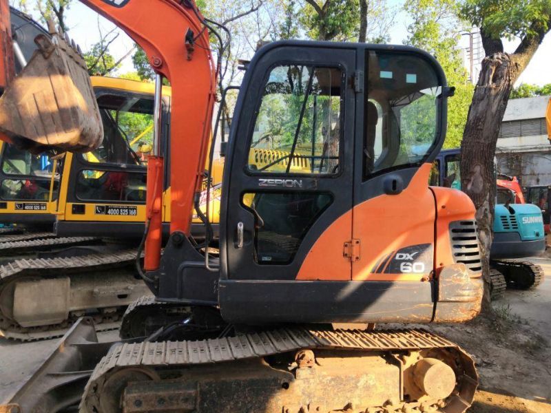 Used 6ton/Mini/Very Good Quality/Doosan Dx60/Dh60 Crawler Excavators