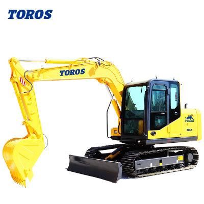 Digging Multifunction Hydraulic Crawler Towable Backhoe with Euro 5 EPA Engine