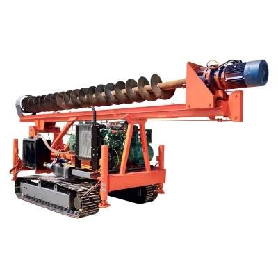 Mini Pile Driver Igl1004 Hydraulic Spiral Screw Pile Driver for Installation Highway