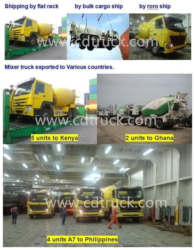 Sinotruk HOWO 6 Cubic Meters Concrete Mixer Truck Price