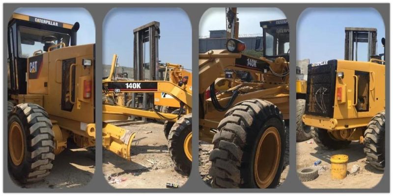 Used Caterpillar 140K Motor Grader Construction Machinery