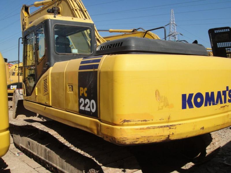 22t Japan Made Excellent Working Condition Used Komatsu PC220-7 Hydraulic Excavator