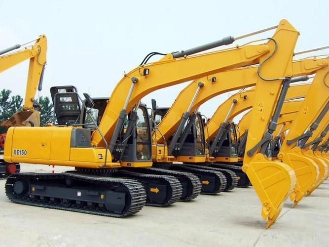 Top Brand 15 Ton Xe150d Crawler Excavator with Hammer