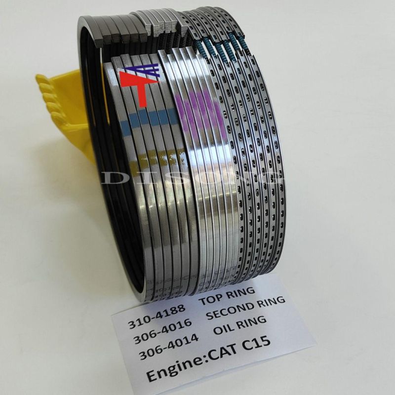 High Quality Diesel Engine Mechanical Parts Piston Ring 306-4014 306-4016 310-4188 for Buildozer D8t Dump Truck 770g 775g Wheelloader 980g Engine Generator Set