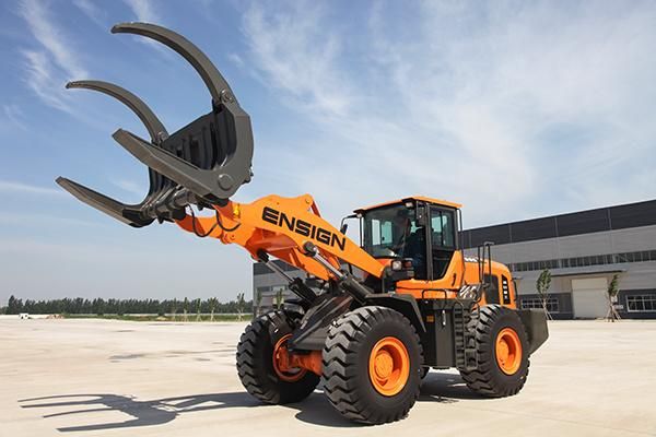 Ensign Yx655 5 Ton Wheel Loader with Attachment Log Grapple