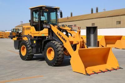 Lugong Small Loader2ton Four Wheel Drive Diesel Forklift Loader