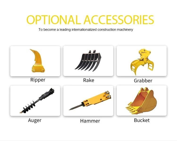 Highly Flexible 4 Ton Mini Wheeled Excavator with CE EPA Euro5