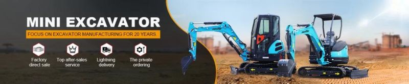 CE Certificated Factory China Brand New Mini Excavator 2.0 Ton Compact Excavator Small Digger for Sale