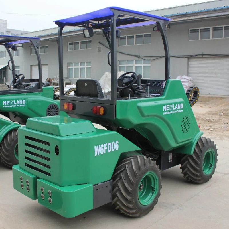China Compact Loader Newland Brand W6fd08 Small Loader Mini Loader Full Hydraulic Telescopic Loader for Sale
