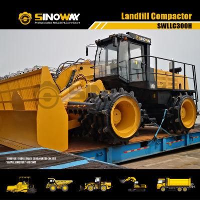 Environmental Sanitary Machinery 30 Tonne New Refuse Landfill Compactor for Sale