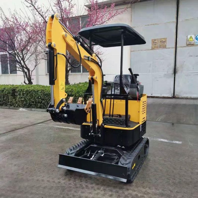 China Hydraulic Excavator 1.7 Ton Mini Excavators Small Crawler Digger Super Mini Excavator
