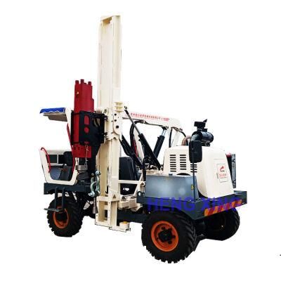 Highway Guardrail Fence Post Drivers for U O Shape Pile Installation