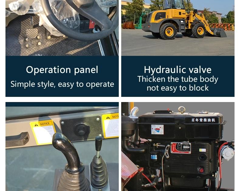 High Power Machinery Construction Front Compact Mini Wheel Loader