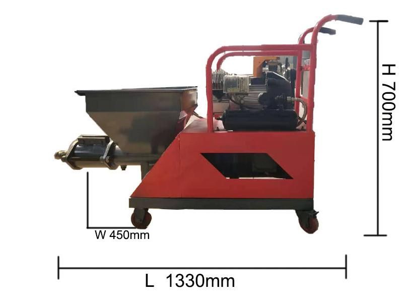 2021 Electrical Automatic Mortar Plastering Machine for Spraying Wall Cement