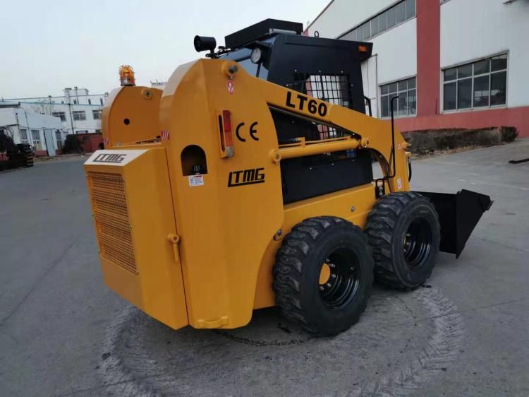 Ltmg 850kg Skid Steer Loader 60HP with Various Attachments