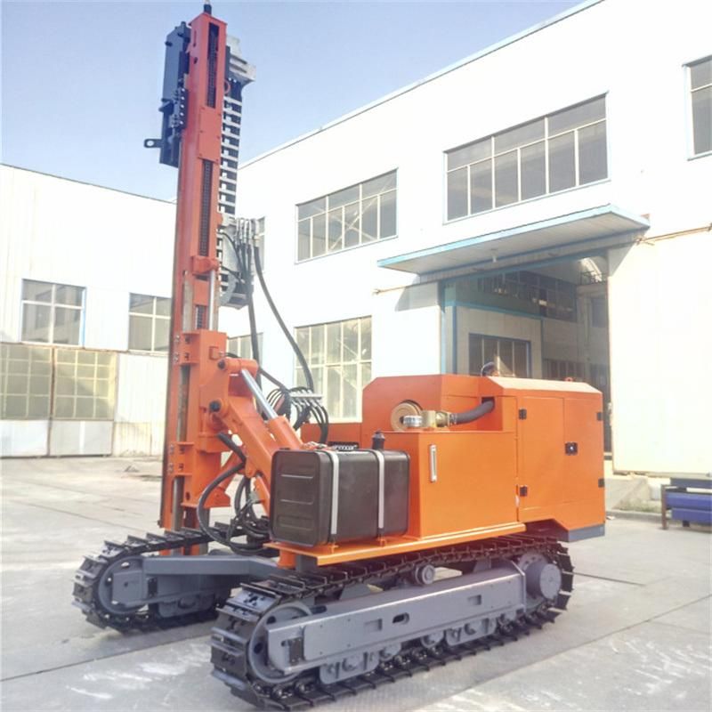 6m Hydraulic Press Solar Pile Ramming Driving Machine