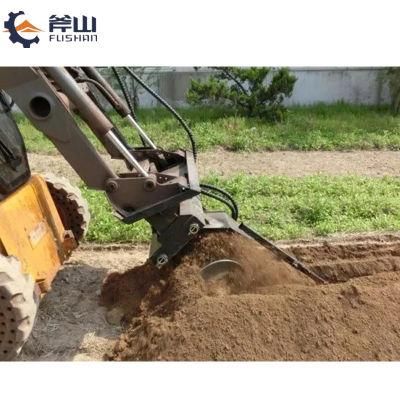 Skid Steer Attachment Trencher Trenching Machine