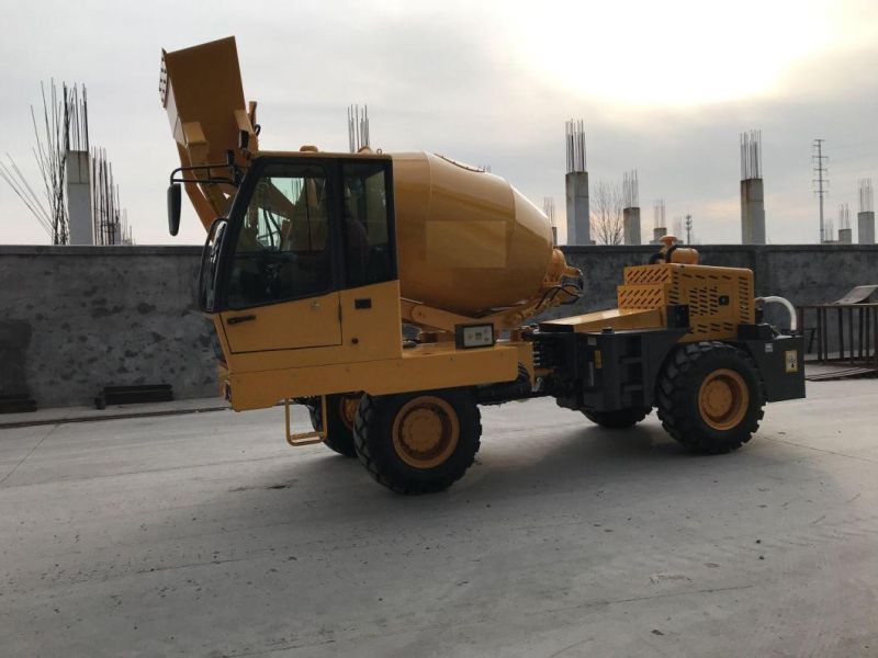 New 2cbm Self Loading Concrete Mixer with Good Quality