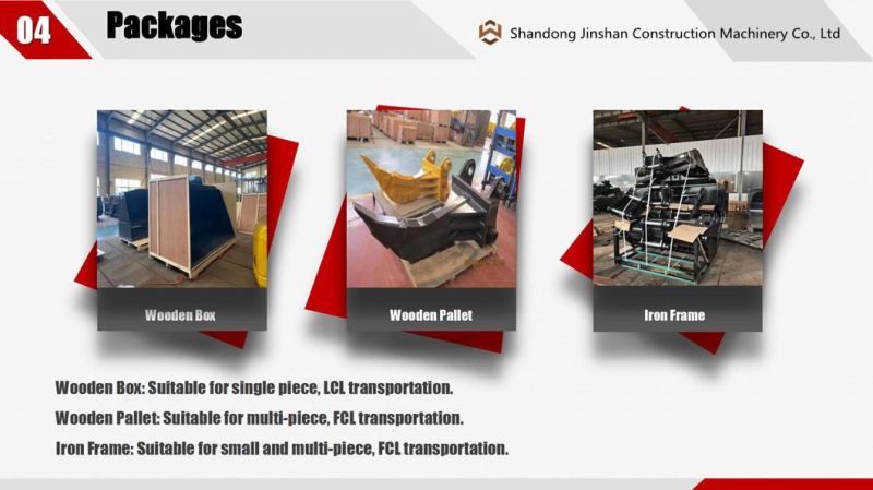 CE Certified High Strength Wear-Resistant Excavator Parts for Excavators 9-16ton Rock Splitter Excavators Ripper