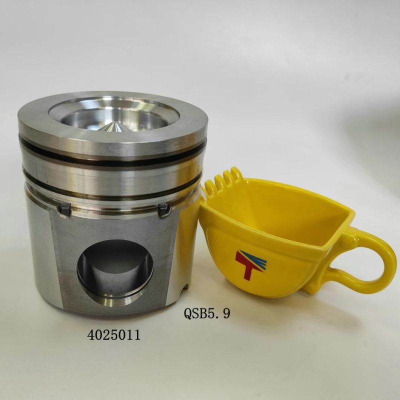 High-Performance Diesel Engine Engineering Machinery Parts Piston 4025011 for Engine Parts Qsb5.9 6bt/S6d102 Generator Set