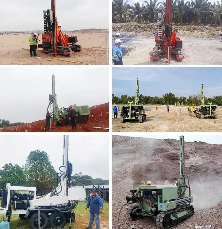 Solar PV Power Plant Pile Driver Ramming Machine