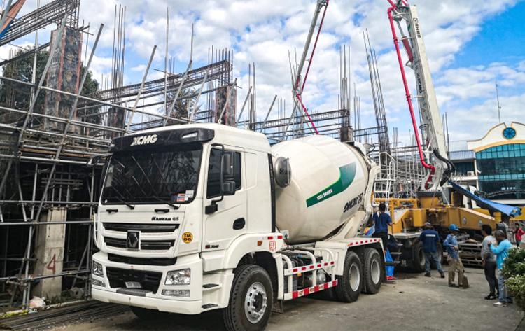 XCMG Factory G10V Concrete Truck 10cubic Schwing Mobile New Concrete Mixer Price for Sale