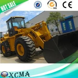 China 5 Tons Cummins Wheel Front Loader for Earth Moving Equipment Factory