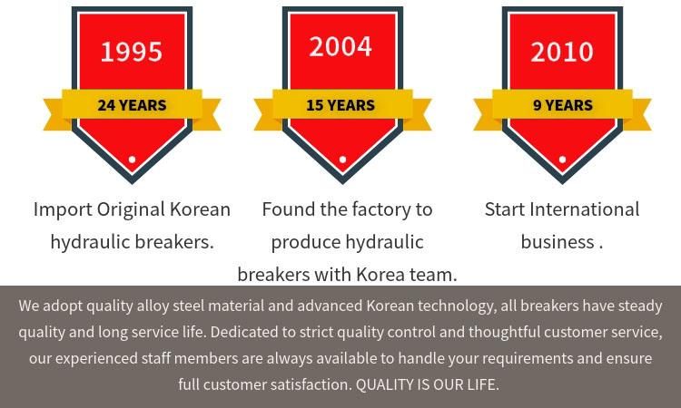 Sb50 Box Type Excavator Hydraulic Rock Breaker Hammer with Chisel