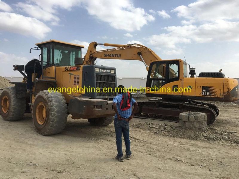 Shantui 0.9m3 21t Crawler Excavator Se210W with Weichai Euro III Engine