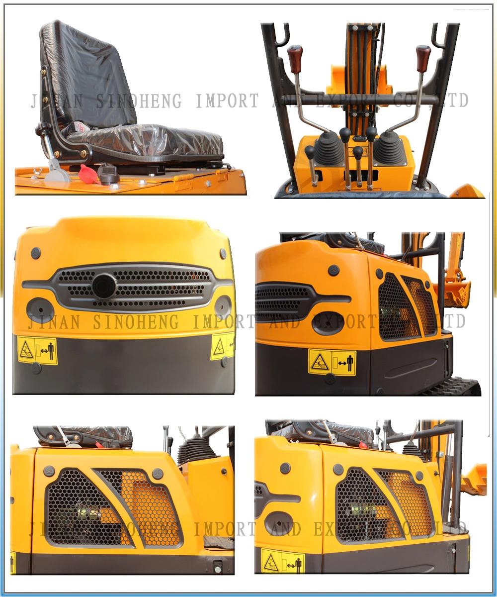 China Mini Excavator Sh08 Small Engine Operating Weight 0.9t