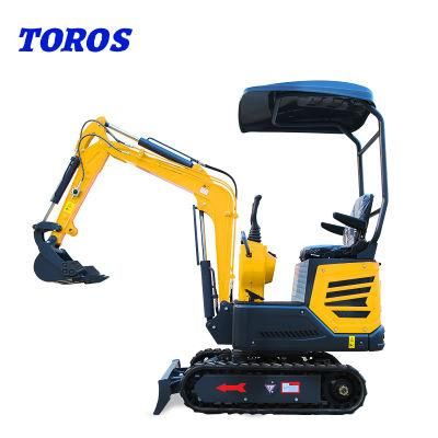 Chinese New Small Crawler Smallest Excavator Machine Micro Hydraulic Mini Excavator 1 Ton Excavator Mini