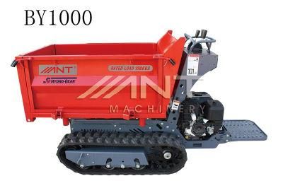 Mini Dumper By1000 for Sale with Gasoline Engine