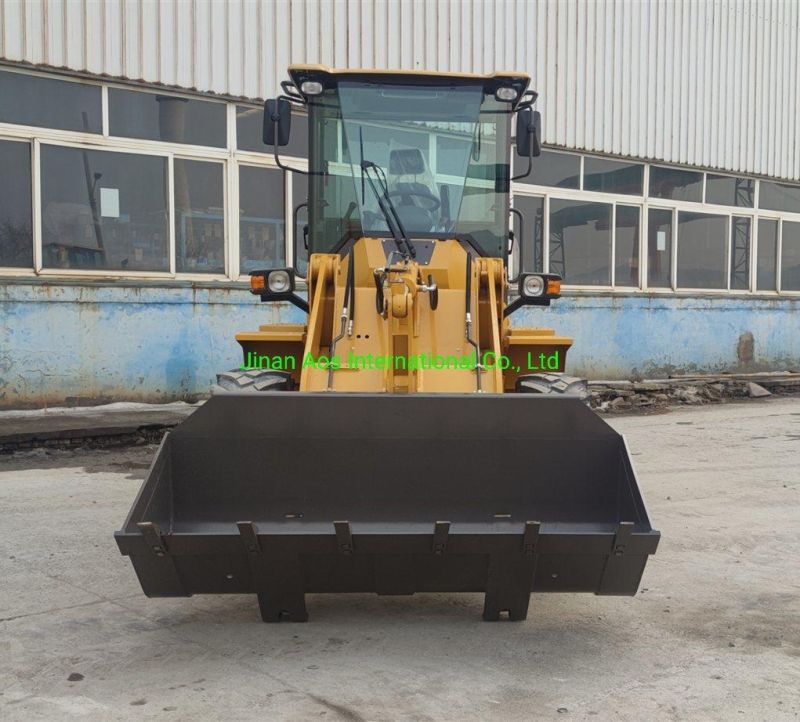 2022 2ton Mini Front End Loading Machine Wheel Loader for Construction