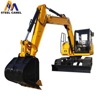 7.5ton Earth Moving Machinery 58HP Kubota Engine Crawler Excavator