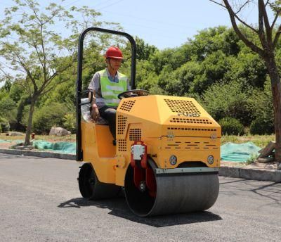 Fyl-860 800kg Mini Vibration Double Drum Road Roller with Good Price