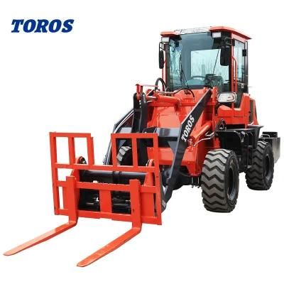 New Style Cheapest Articulated Mini Wheel Loader for Sale Telescopic China Small Wheel Loader with Euro Quick Coupler Front