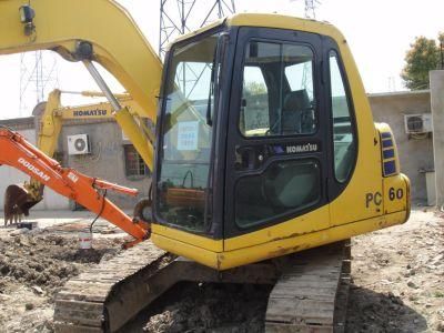 Japan Made Used 6t Komatsu PC60 PC60-7 Mini Excavator