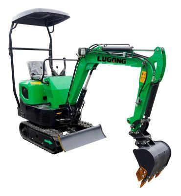 Lugong Lh10 Miniature Backhoe Excavadora Mini Digger Excavator/Micro Digger/Small Digger/Excavator Machine
