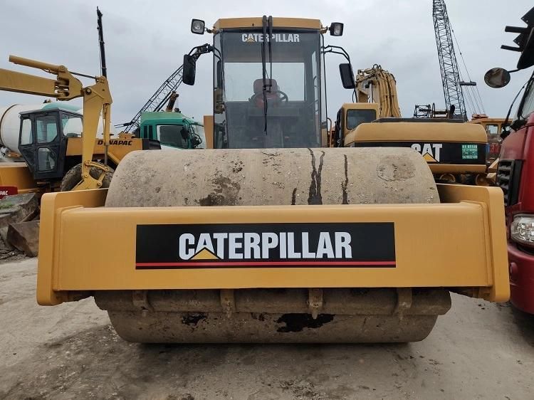 Good Work Condition Performance Wheeled Single Drum CB14 Sem520 CS683c CS583c Caterpillar Used Wheel Road Roller