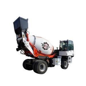 4m3 Mini Self Loading Cement Mixing Truck Spinning Concrete Mixer