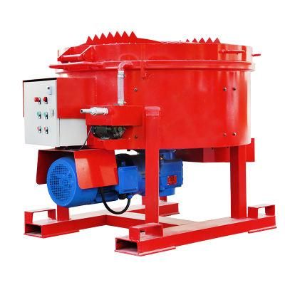 Mobile Refractory Pan Mixer Price for Mixing Precast Concrete