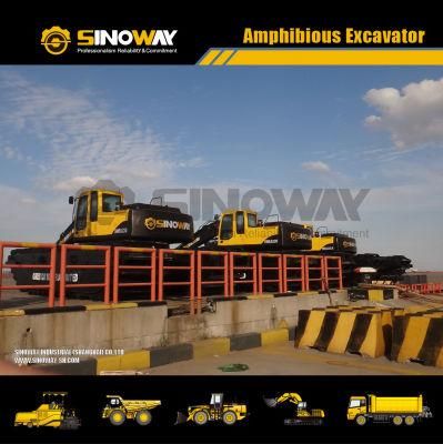 River Sand Dredging Excavator Wetland Excavator for Sale