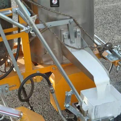Electric Roll Booster Connect with Hand-Push Thermoplastic Road Marking Machine