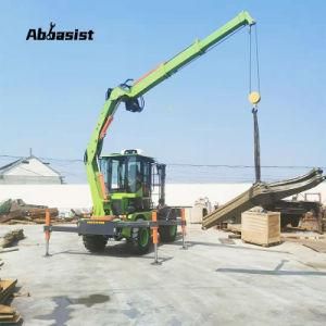 3t 4WD Hydraulic Compact Front End Towable Backhoe Crane for Sale