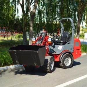 Mini Farm Tractor with Front End Loader Dy35 Mini Articulated Wheel Loader