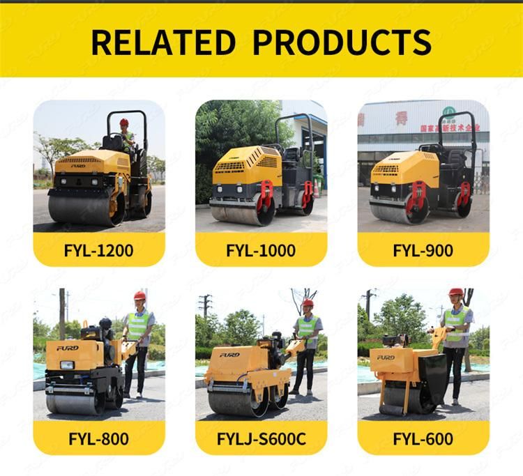 Factory Sale Baby Roller 550kg Cheap Price Vibratory Road Roller