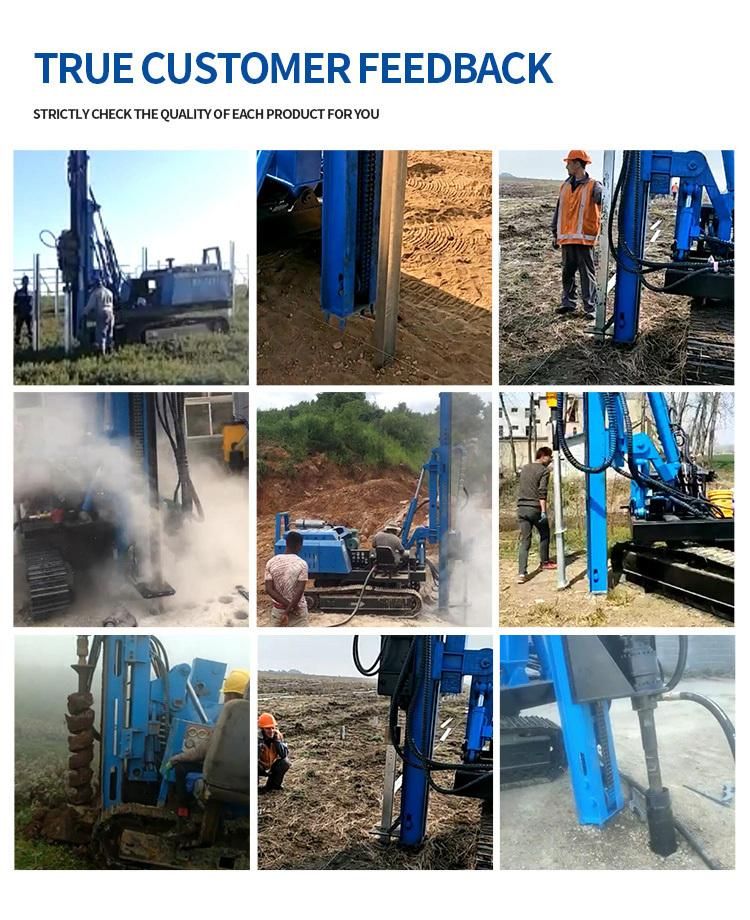 Mobile Pile Driver Solar Photovoltaic Pile Driver