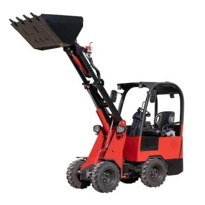 0.35m3 600kg Chinese Mini Wheel Loader with Dingo Skid Steer Attachments Quick Hitc Plate for Sale