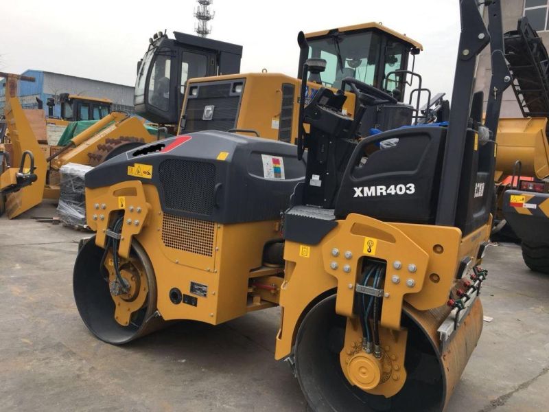 New 4ton Double Drum Light Vibratory Road Roller Manual Compactor Xmr403s